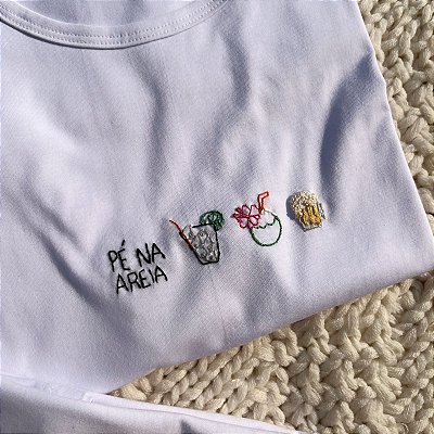 Camiseta Pé na Areia