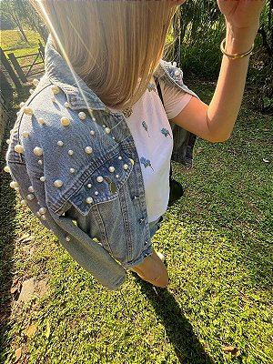 Jaqueta Jeans Isis - Pronta entrega