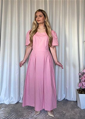 Vestido Supermidi Clarissa Rosê