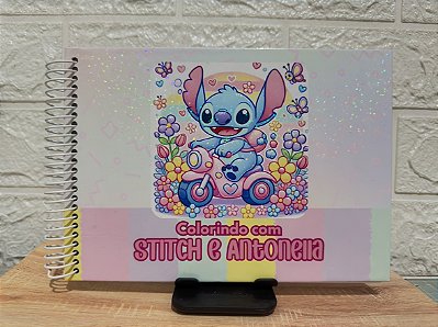 Caderno de Colorir Stitch (personalizável)