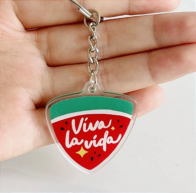 Chaveiro Acrílico Dorama Melancia Cintilante - Viva la vida
