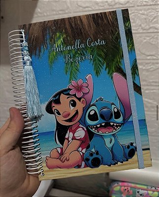 Caderno Personalizado Lilo e Stitch
