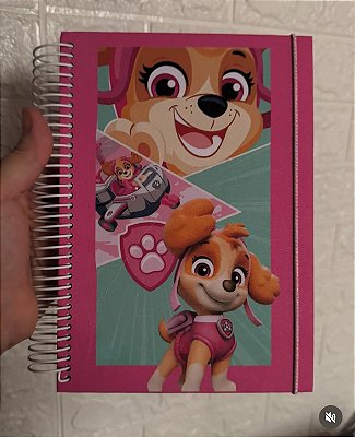 Caderno Infantil da Patrulha Canina - Skye