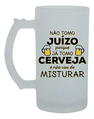 Caneca De Vidro Cerveja Chopp Vodka Personalizado Presente