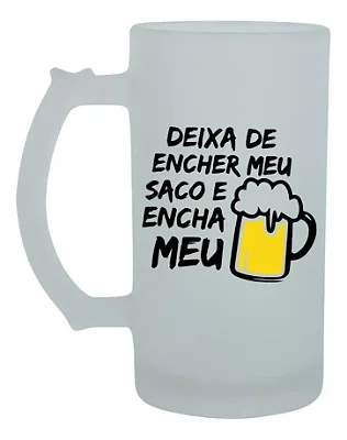 Caneca De Vidro Cerveja Chopp Vodka Personalizado