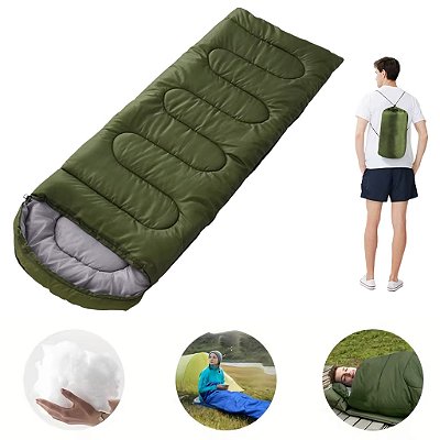 Saco De Dormir Colchonete Camping Pesca Impermeável Bolsa Transporte