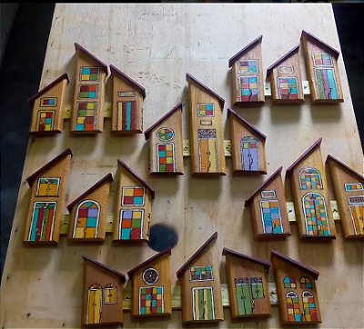 Casinhas Decorativas de Madeira