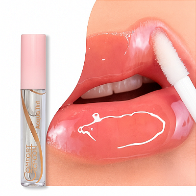 Gloss Brilho Labial Incolor Comfort Top Coat Mahav CATMV