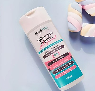 Sabonete Esfoliante Gel Facial com Vitamina C Mais You