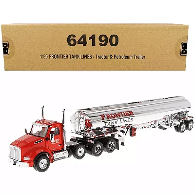 Miniatura 1/50 Caminhão Tanque Kenworth T880S Diecast Master