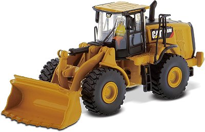 MINIATURA RETRO ESCAVADEIRA CATERPILLAR 966M ESCALA 1/87
