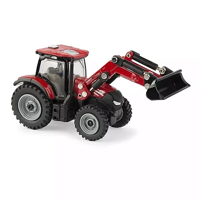 Miniatura Trator Pá Carregadeira Case IH Maxxum 145 1/64 ERTL
