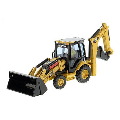 Miniatura Retroescavadeira Caterpillar 432E 1/50 Diecast Masters