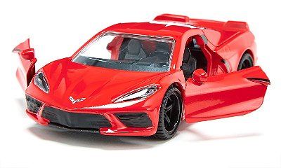 Miniatura Chevrolet Corvette Stingray Pneus Borracha 1/50