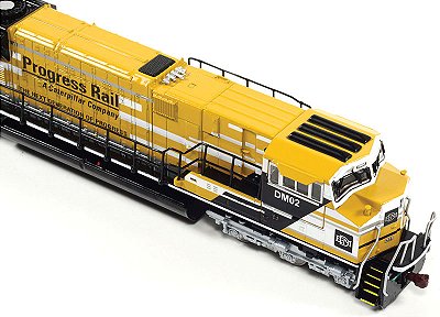 MINITURA LOCOMOTIVA DE TREM CAT SD70 ACE-T4 1/87