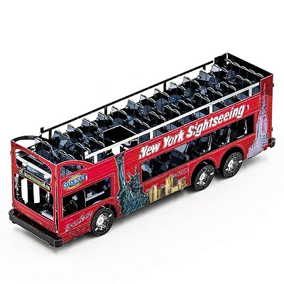 Miniatura De Montar Metal Earth Big Apple Tour Bus MMS169