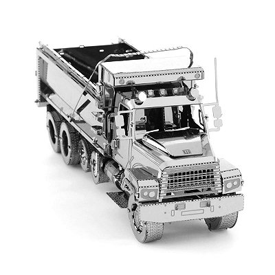 Miniatura De Montar Metal Earth Caminhão Caçamba Freightliner