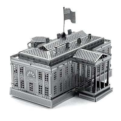 Miniatura De Montar Metal Earth Casa Branca América  MMS032