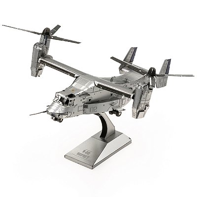 Miniatura De Montar Metal Earth Avião V-22 Osprey MMS212