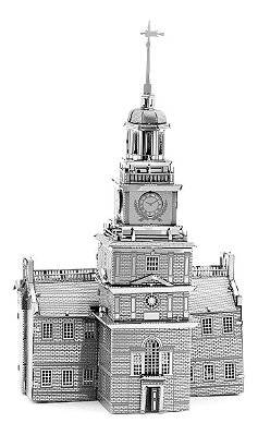 Miniatura De Montar Metal Eath Independence Hall MMS157