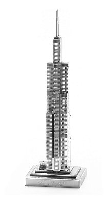 MINIATURA DE MONTAR METAL EARTH PREMIUM SERIES  WILLIS TOWER