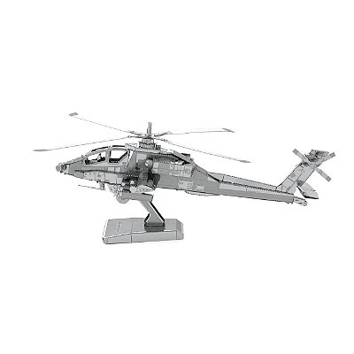 Miniatura De Montar Helicóptero AH-64 Apache Metal Earth MMS083