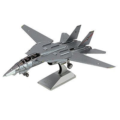 Miniatura De Montar Caça Americano F-14 Tomcat Metal Earth MMS458
