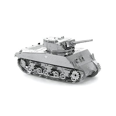 Miniatura De Montar Tanque De Guerra Metal Earth Sherman MMS204