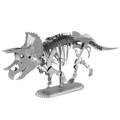 Miniatura De Montar Dinossauro Triceratops Skeleton Metal Earth MMS101