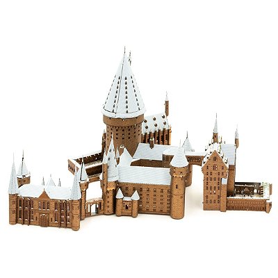 Miniatura De Montar Hogwarts na Neve Harry Potter Metal Earth ICX138