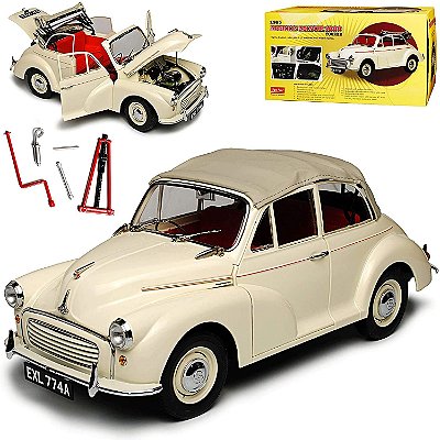 Miniatura Escala 1/12 1965 Morris Minor 1000 Tourer Sun Star