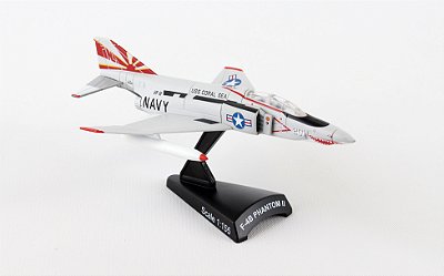 Miniatura Avião Caça F-4B Phantom II Sundowners 1/155 Daron Worldwide Trading