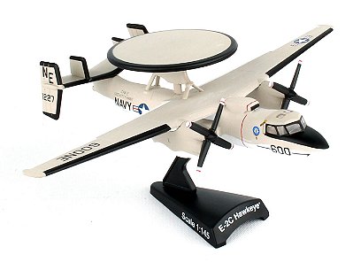 Miniatura Avião Marinha dos EUA Hawkeye USN E-2C VAW-116 1/145 Daron Worldwide Trading