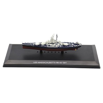 Miniatura Navio Couraçado USS Massachuetts BB-59 Marinha EUA 1/1250 Motor City