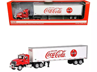 Miniatura Caminhão Trailer Coca Cola Escala 1/50 Motor City