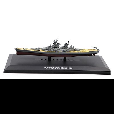 Miniatura Navio Couraçado Marinha EUA USS Missouri BB-63 1944 1/1250 Motor City