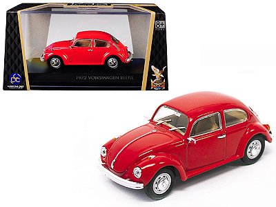 Miniatura Volkswagen Fusca Beetle 1972 Escala 1/43 Lucky Diecast