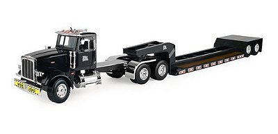 Miniatura Caminhão Peterbilt 367 Reboque Prancha Baixa ERTL1/16