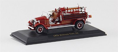 Miniatura Caminhão De Bombeiros Buffalo Type 50 1932 1/43 Lucky Diecast