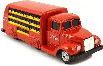 Miniatura Caminhão De Garrafas Coca Cola 1/87 Motor City