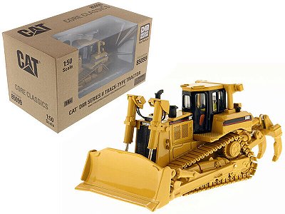 MINIATURA TRATOR DE ESTEIRA CATERPILLAR D8R ESCALA 1/50