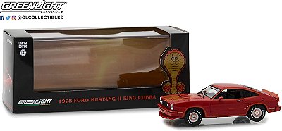 Miniatura Ford Mustang King Cobra 1978 Vermelho 1/43 Greenlight