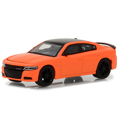 Miniatura Dodge Charger 2017 Laranja 1/64 Greenlight GL Muscle