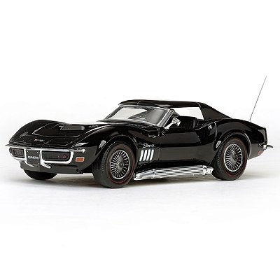 Miniatura Chevrolet Corvette Coupe 1968 Preto 1/43 Vitesse