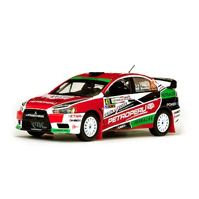 Miniatura Rally Mitsubishi Evo #41 N.FUCHS 2013 1/43 Vitesse