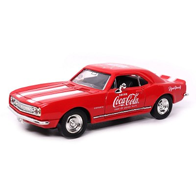 Miniatura Chevrolet Camaro Z-28 1967 Coca-Cola "Drink" 1/43 Motor City Classics