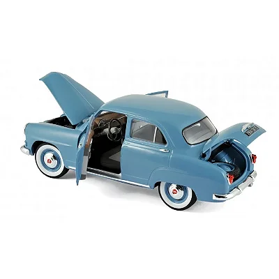 Miniatura Norev Simca Aronde 1954 Escala 1/18 Azul Luminoso