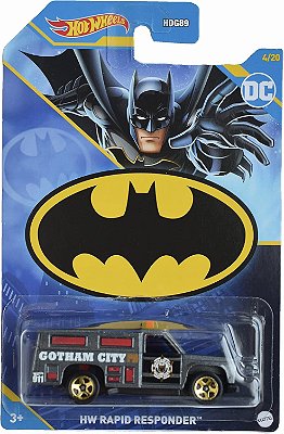 Miniatura 1/64 Hot Wheels DC Batman HW Rapid Responder 3873