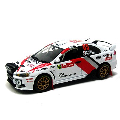 Miniatura Lancer Evolution #65 Y.Onishi 2010 Vitesse 1/43
