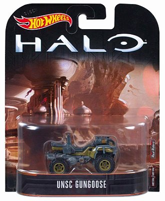 Miniatura Temático Hot Wheels Tank Halo UNSC Gungoose 1/64